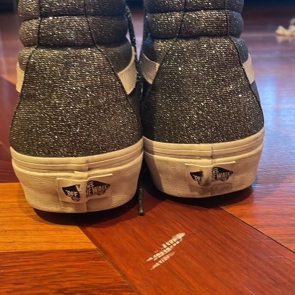Silver sparkle Vans - Picture 3 of 5